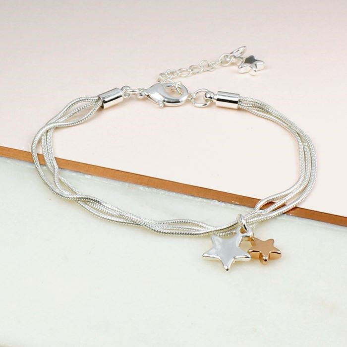 triple chain bracelet