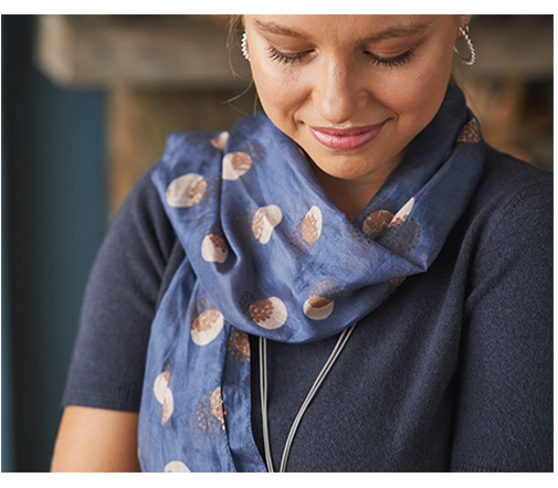 printed silk scarves for women