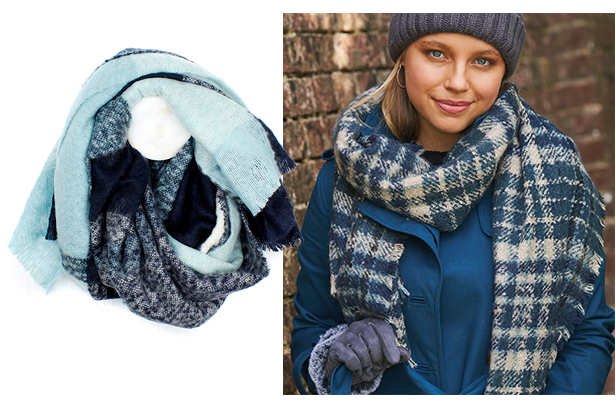 warm winter knit scarves